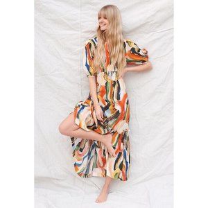 Anthropologie Maeve Brand Suzannah Maxi dress, Size M